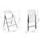 Cosco Cosco White Folding Chair 14-833-WSP4 - alternate 6